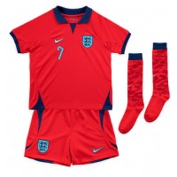England Jack Grealish #7 Udebane Trøje Børn VM 2022 Kortærmet (+ Korte bukser)